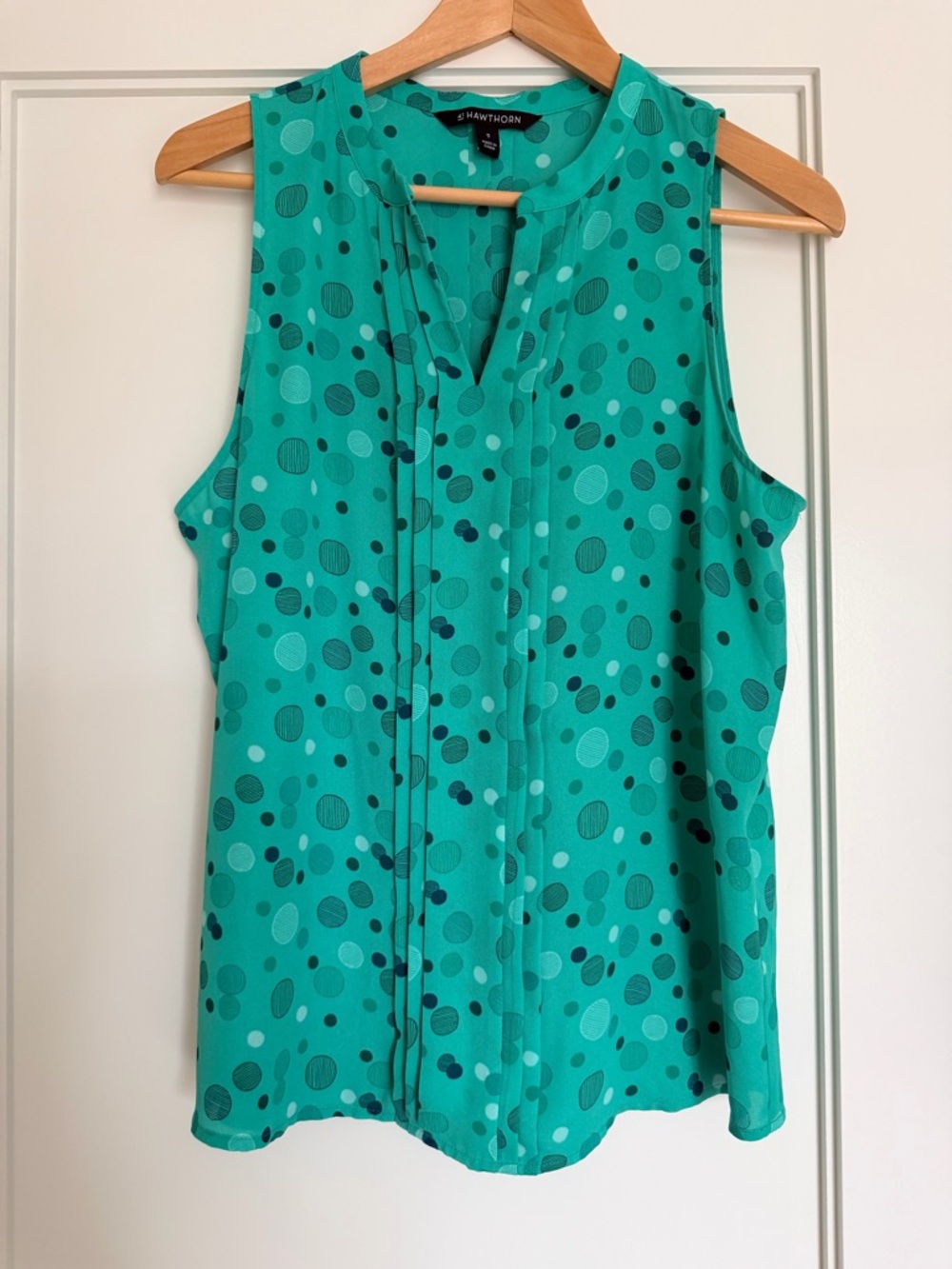 41 Hawthorn Polka Dot Sleeveless Top